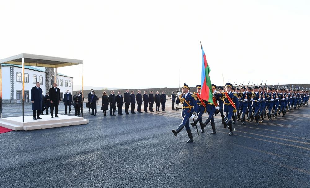 Official welcome ceremony held for Turkish President Recep Tayyip Erdogan in Aghali village, Zangilan district (PHOTO/VIDEO)