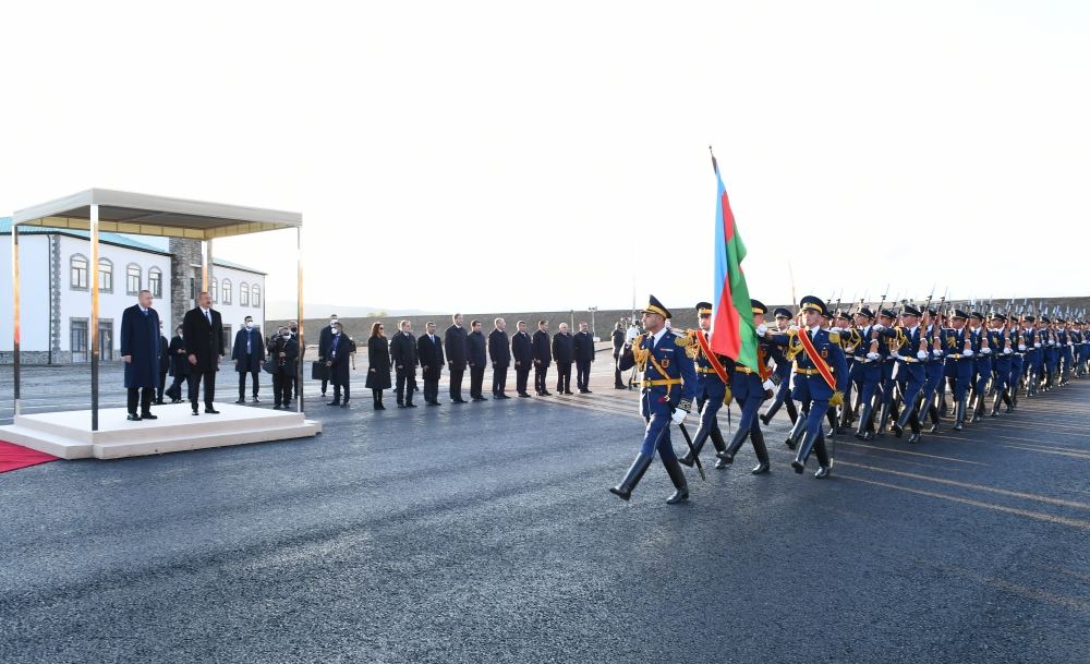 Official welcome ceremony held for Turkish President Recep Tayyip Erdogan in Aghali village, Zangilan district (PHOTO/VIDEO)