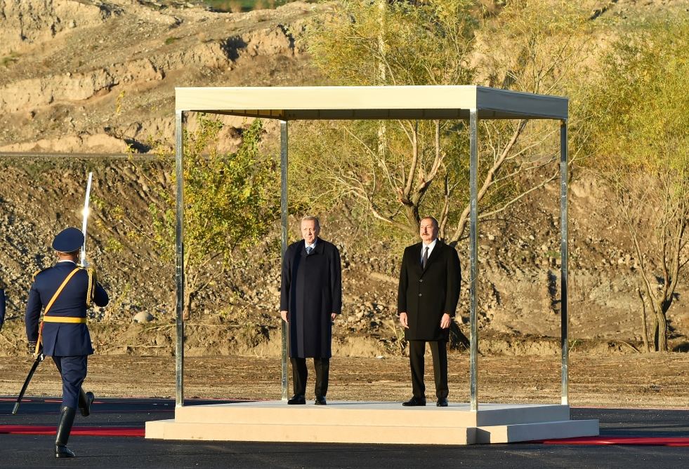 Official welcome ceremony held for Turkish President Recep Tayyip Erdogan in Aghali village, Zangilan district (PHOTO/VIDEO)