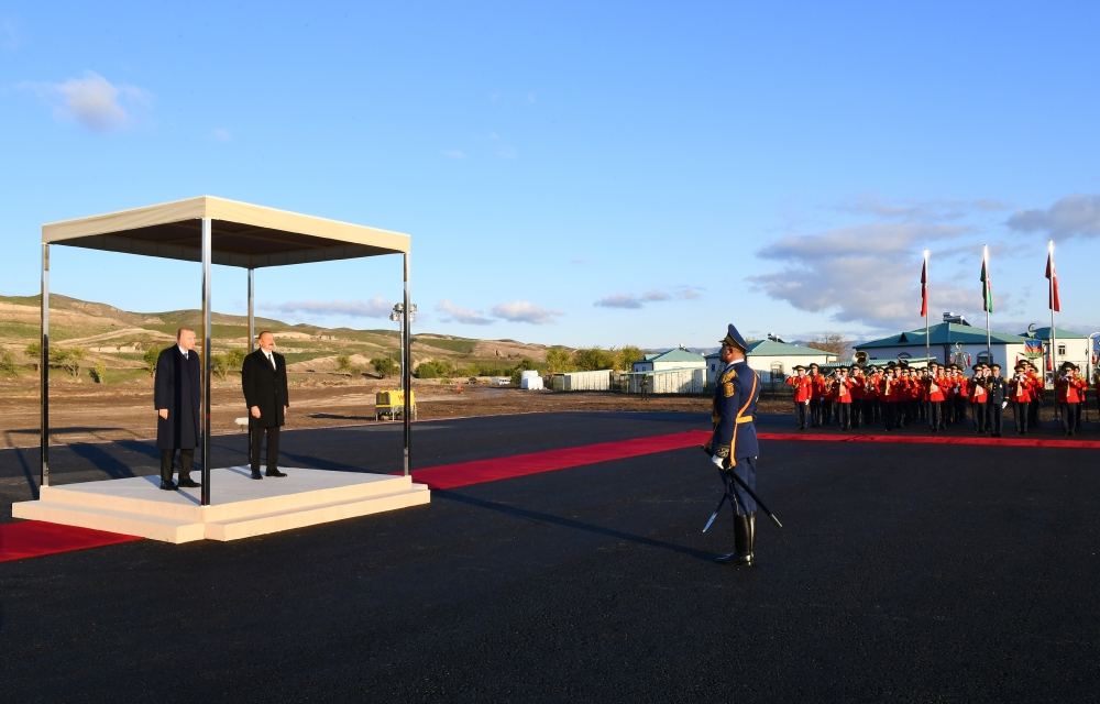 Official welcome ceremony held for Turkish President Recep Tayyip Erdogan in Aghali village, Zangilan district (PHOTO/VIDEO)