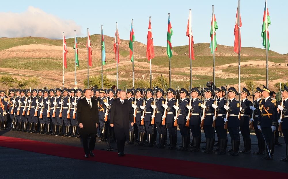 Official welcome ceremony held for Turkish President Recep Tayyip Erdogan in Aghali village, Zangilan district (PHOTO/VIDEO)