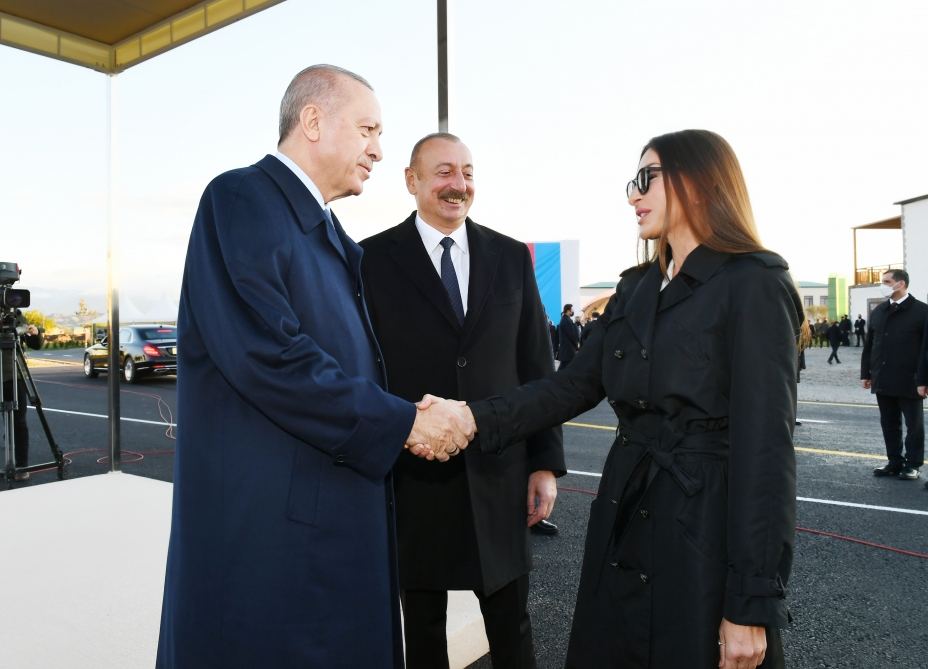 Official welcome ceremony held for Turkish President Recep Tayyip Erdogan in Aghali village, Zangilan district (PHOTO/VIDEO)