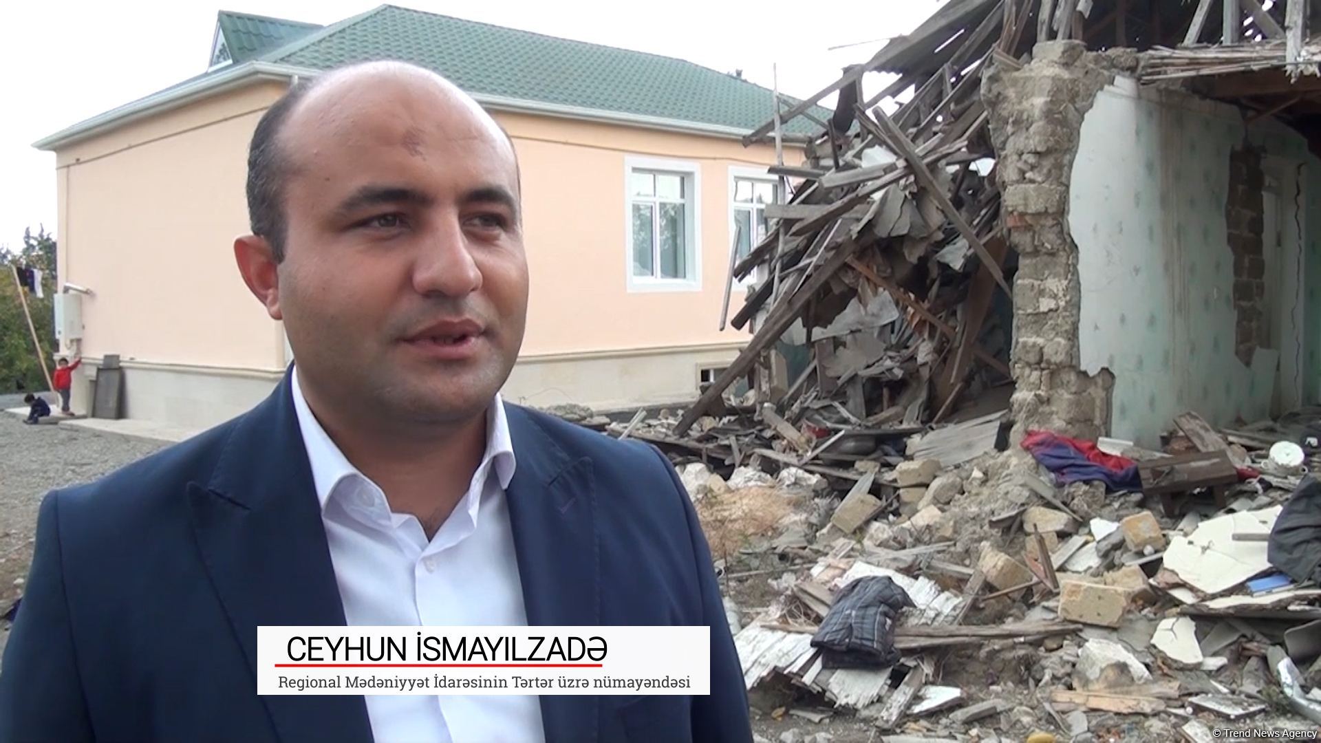 Ruins of house destroyed by Armenian missile strike on Azerbaijan's Tartar during Second Karabakh War to be museum (PHOTO/VIDEO)