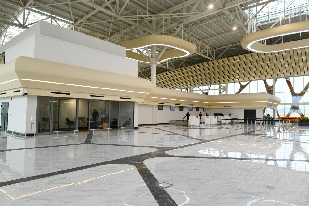President Ilham Aliyev and President Recep Tayyip Erdogan attend opening ceremony of Fuzuli International Airport (PHOTO)