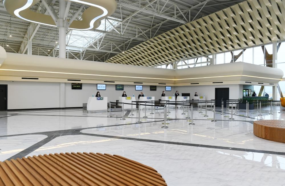 President Ilham Aliyev and President Recep Tayyip Erdogan attend opening ceremony of Fuzuli International Airport (PHOTO)