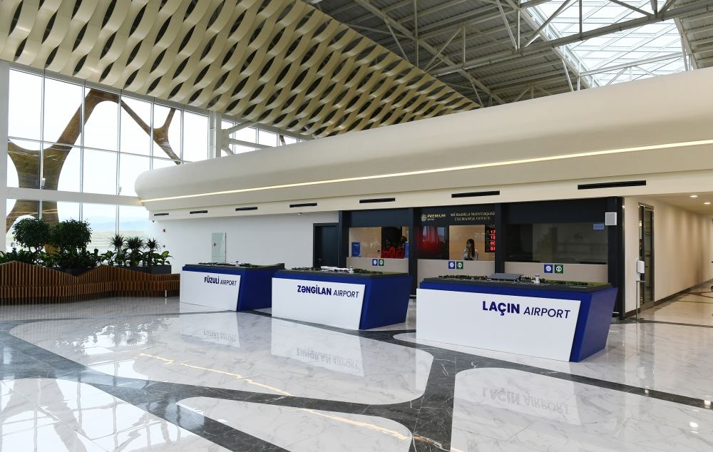 President Ilham Aliyev and President Recep Tayyip Erdogan attend opening ceremony of Fuzuli International Airport (PHOTO)