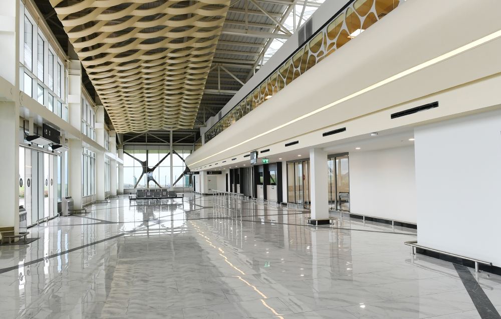 President Ilham Aliyev and President Recep Tayyip Erdogan attend opening ceremony of Fuzuli International Airport (PHOTO)