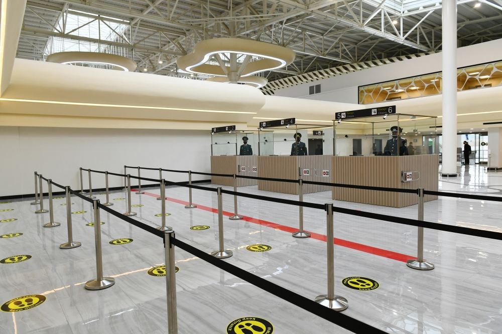 President Ilham Aliyev and President Recep Tayyip Erdogan attend opening ceremony of Fuzuli International Airport (PHOTO)