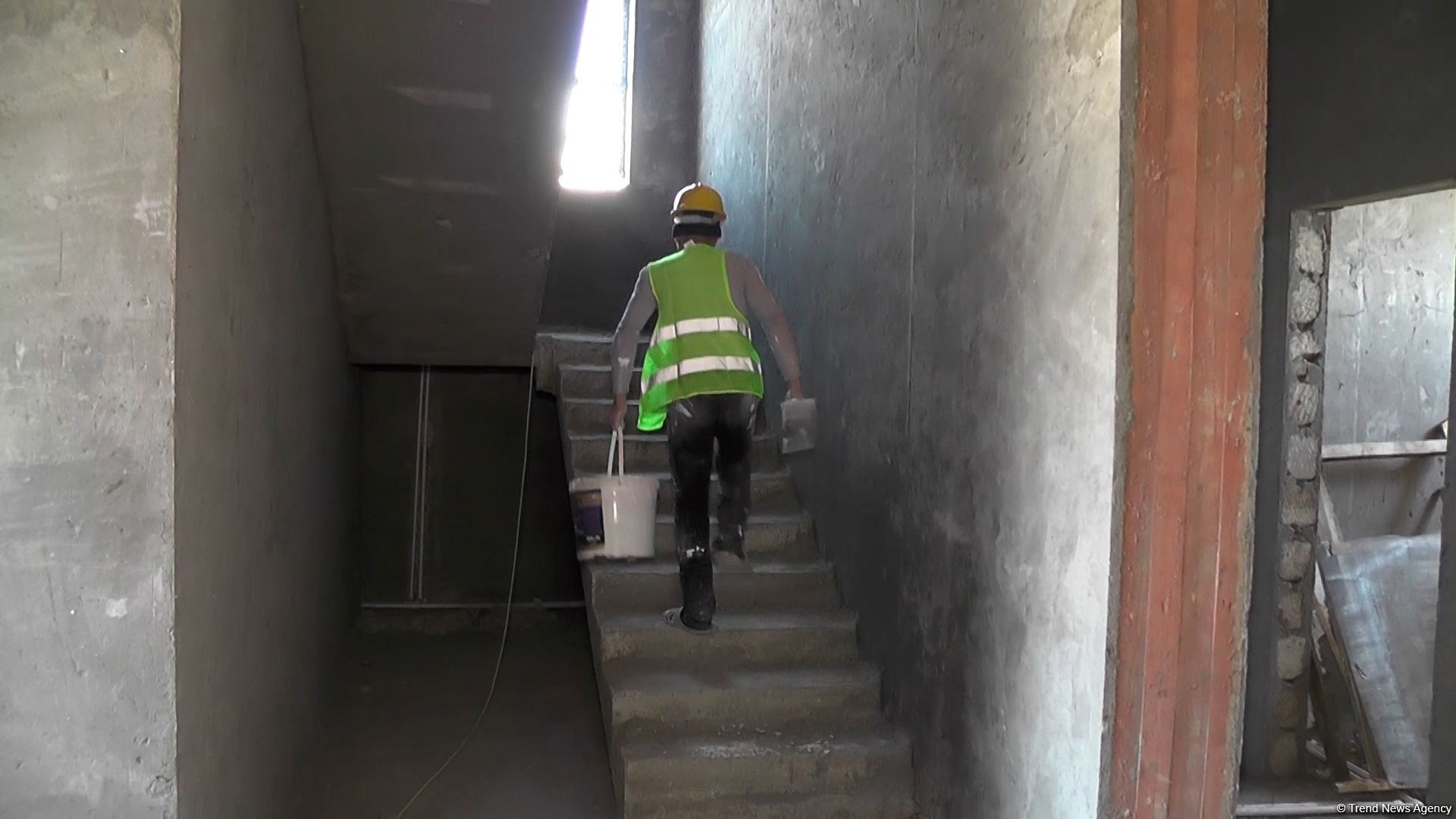 Azerbaijan talks ongoing work to restore houses damaged from Armenian shelling during Second Karabakh War - Trend TV (PHOTO)