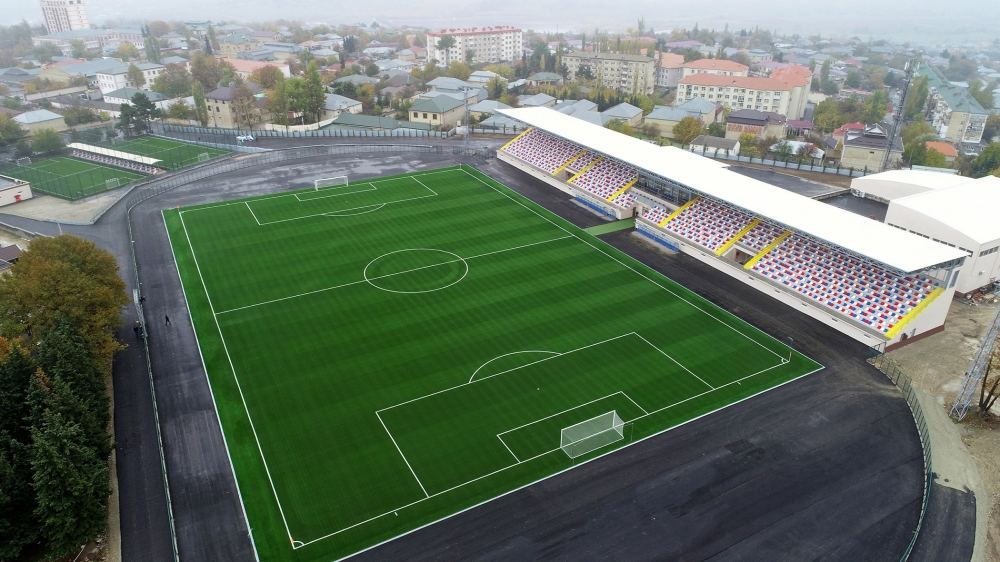 President Ilham Aliyev, First Lady Mehriban Aliyeva attend opening ceremony of Shamakhi city stadium (PHOTO/VIDEO)