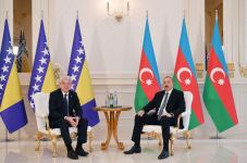 President Ilham Aliyev meets with member of Presidium of Bosnia and Herzegovina (PHOTO/VIDEO)