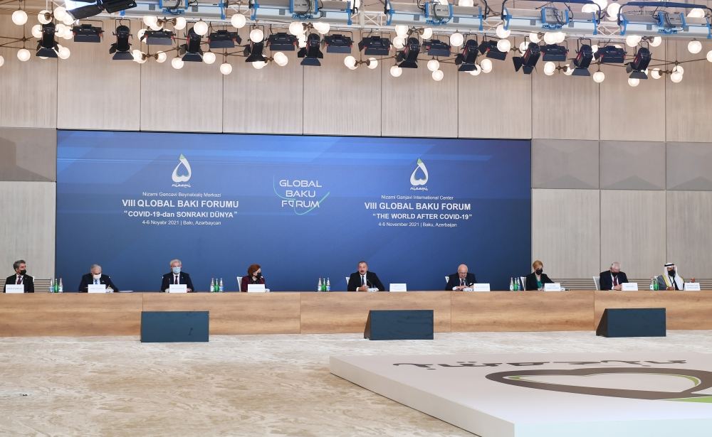 President Ilham Aliyev delivers speech at opening of VIII Global Baku Forum - "The World after COVID-19" (PHOTO/VIDEO)