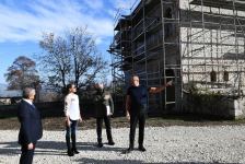 President Ilham Aliyev, First Lady review Heydar Aliyev Foundation’s restoration work in Mehmandarovs' Estate Complex (PHOTO/VIDEO)