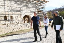 President Ilham Aliyev, First Lady review Heydar Aliyev Foundation’s restoration work in Mehmandarovs' Estate Complex (PHOTO/VIDEO)