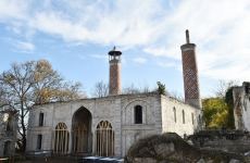 President Ilham Aliyev, First Lady review Heydar Aliyev Foundation’s restoration work in Ashaghi Govhar Agha Mosque in Azerbaijan's Shusha (PHOTO/VIDEO)