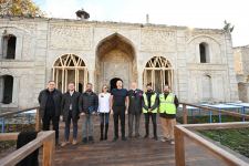 President Ilham Aliyev, First Lady review Heydar Aliyev Foundation’s restoration work in Ashaghi Govhar Agha Mosque in Azerbaijan's Shusha (PHOTO/VIDEO)
