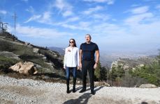 President Ilham Aliyev, First Lady Mehriban Aliyeva lay foundation for Shusha radio and TV station (PHOTO/VIDEO)