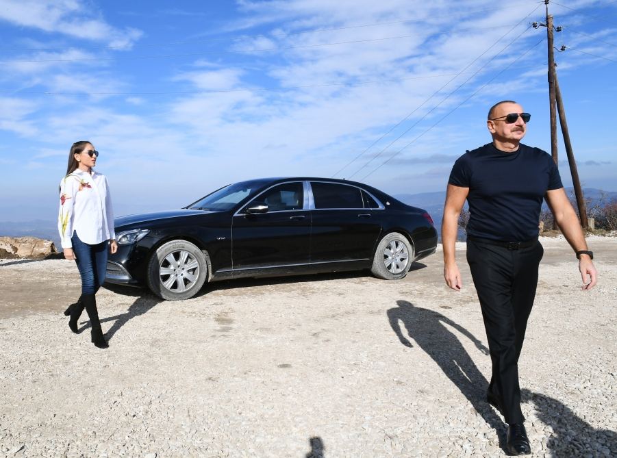 President Ilham Aliyev, First Lady Mehriban Aliyeva lay foundation for Shusha radio and TV station (PHOTO/VIDEO)