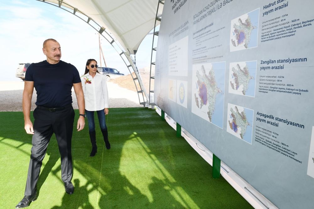 President Ilham Aliyev, First Lady Mehriban Aliyeva lay foundation for Shusha radio and TV station (PHOTO/VIDEO)