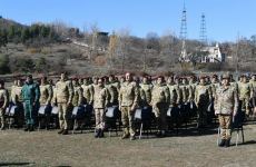 President, Commander-in-Chief of Armed Forces Ilham Aliyev makes speech in front of servicemen in Shusha (PHOTO/VIDEO)