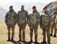 President, Commander-in-Chief of Armed Forces Ilham Aliyev makes speech in front of servicemen in Shusha (PHOTO/VIDEO)