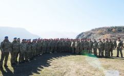 President, Commander-in-Chief of Armed Forces Ilham Aliyev makes speech in front of servicemen in Shusha (PHOTO/VIDEO)