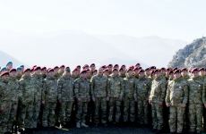 President, Commander-in-Chief of Armed Forces Ilham Aliyev makes speech in front of servicemen in Shusha (PHOTO/VIDEO)