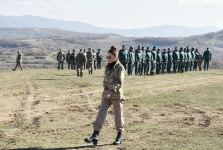 President, Commander-in-Chief of Armed Forces Ilham Aliyev makes speech in front of servicemen in Shusha (PHOTO/VIDEO)