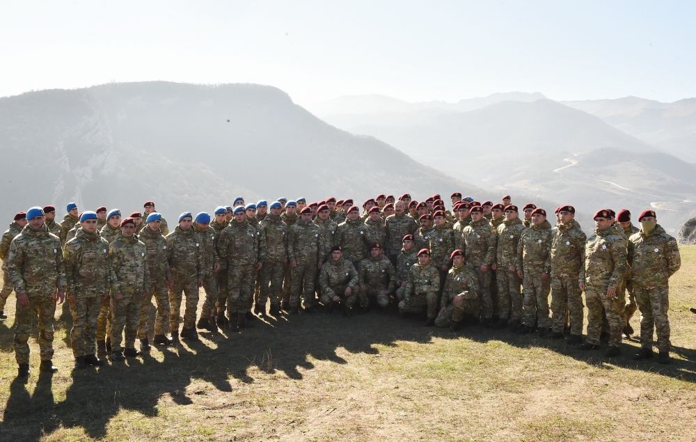 President, Commander-in-Chief of Armed Forces Ilham Aliyev makes speech in front of servicemen in Shusha (PHOTO/VIDEO)