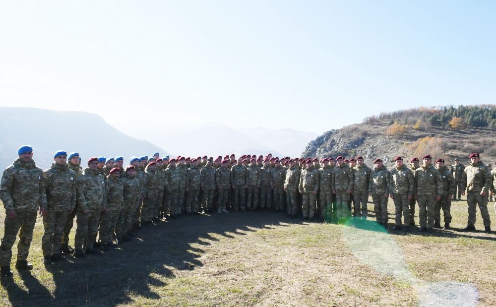 President, Commander-in-Chief of Armed Forces Ilham Aliyev makes speech in front of servicemen in Shusha (PHOTO/VIDEO)