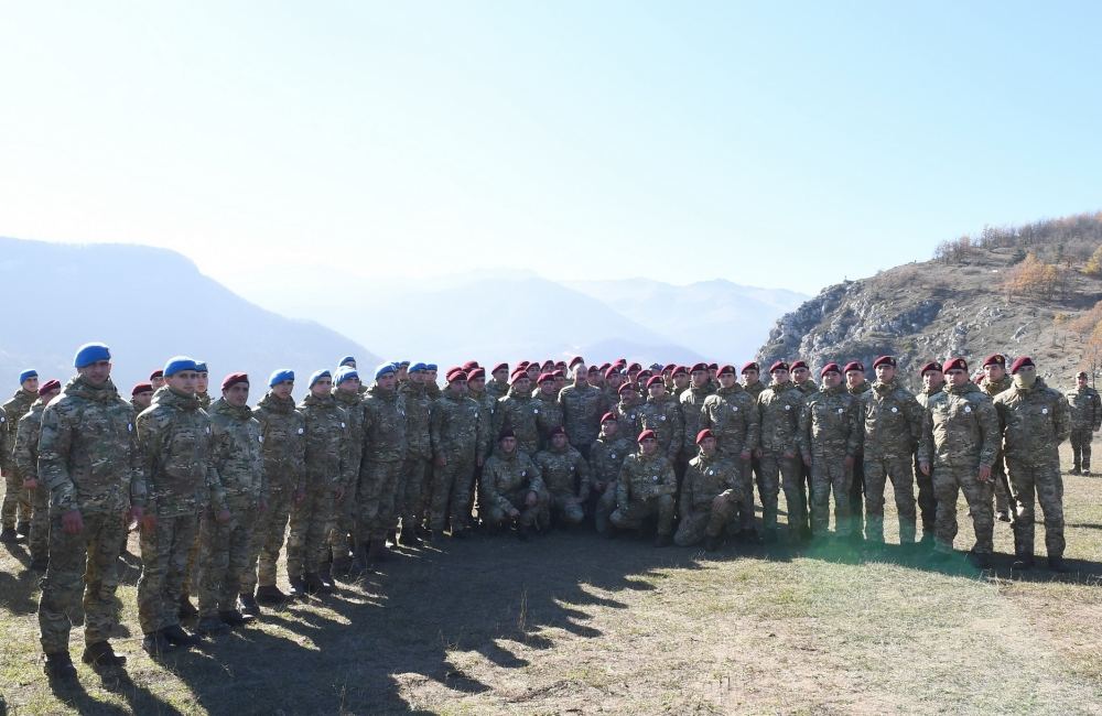 President, Commander-in-Chief of Armed Forces Ilham Aliyev makes speech in front of servicemen in Shusha (PHOTO/VIDEO)