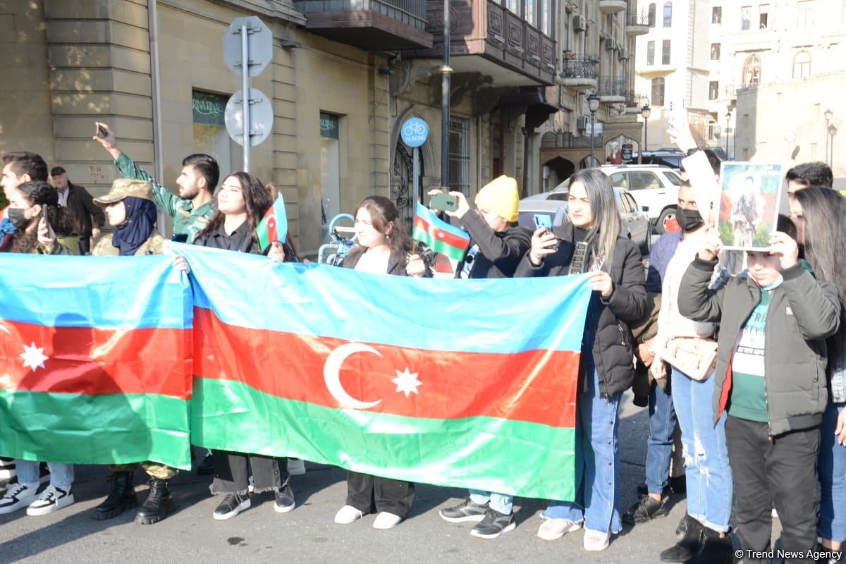 Victory march and flash mob held in Baku (PHOTO/VIDEO)