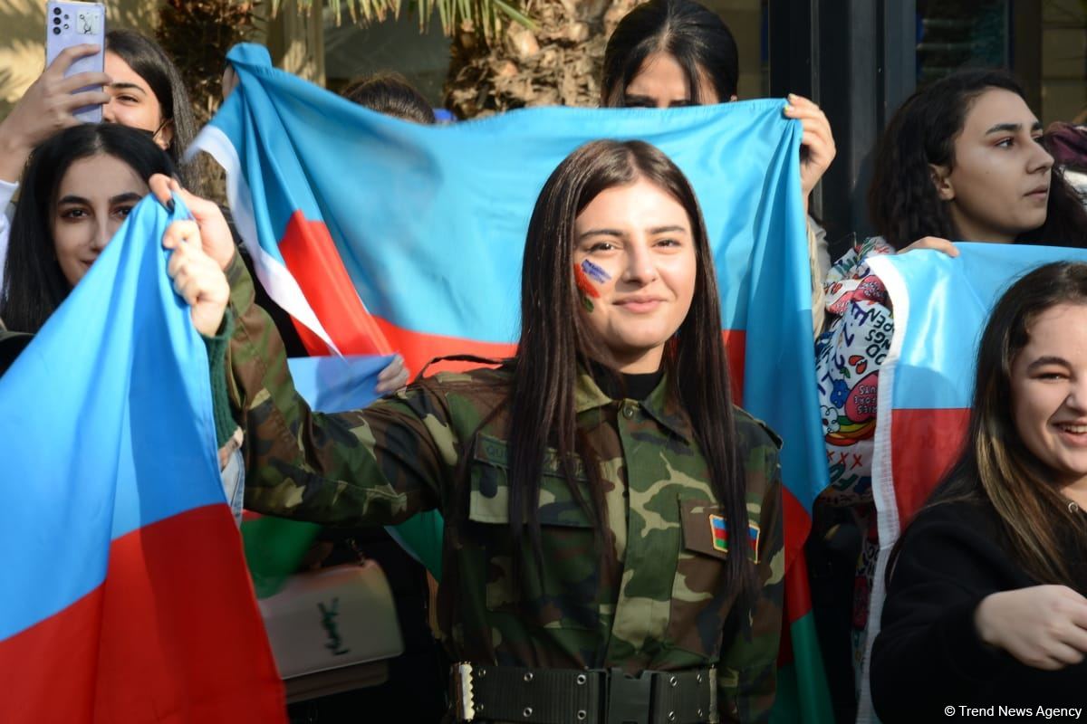 Victory march and flash mob held in Baku (PHOTO/VIDEO)