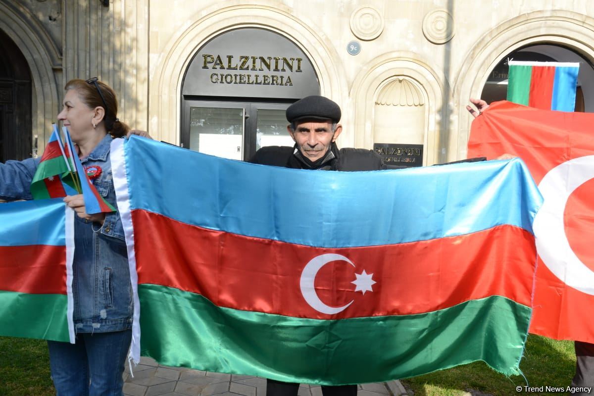 Victory march and flash mob held in Baku (PHOTO/VIDEO)