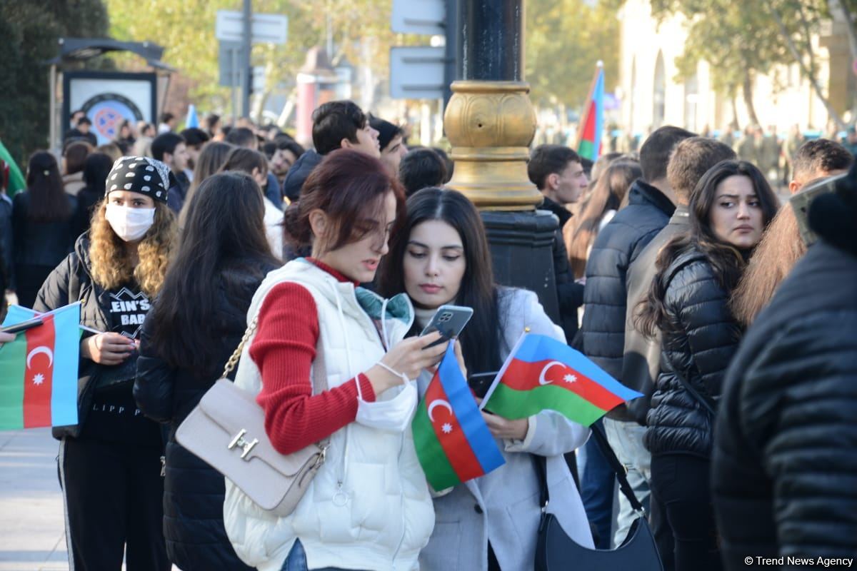 Victory march and flash mob held in Baku (PHOTO/VIDEO)