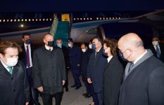 President Ilham Aliyev arrives in Turkey (PHOTO/VIDEO)