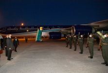 President Ilham Aliyev arrives in Turkey (PHOTO/VIDEO)