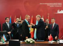 President Ilham Aliyev awarded Supreme Order of Turkic World (PHOTO/VIDEO)