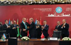 President Ilham Aliyev awarded Supreme Order of Turkic World (PHOTO/VIDEO)