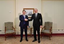 President Ilham Aliyev meets with Kyrgyz President Sadyr Japarov in Istanbul (PHOTO/VIDEO)