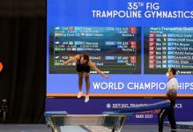 Best moments of first day of 35th FIG Trampoline Gymnastics World Championships in Baku (PHOTO)