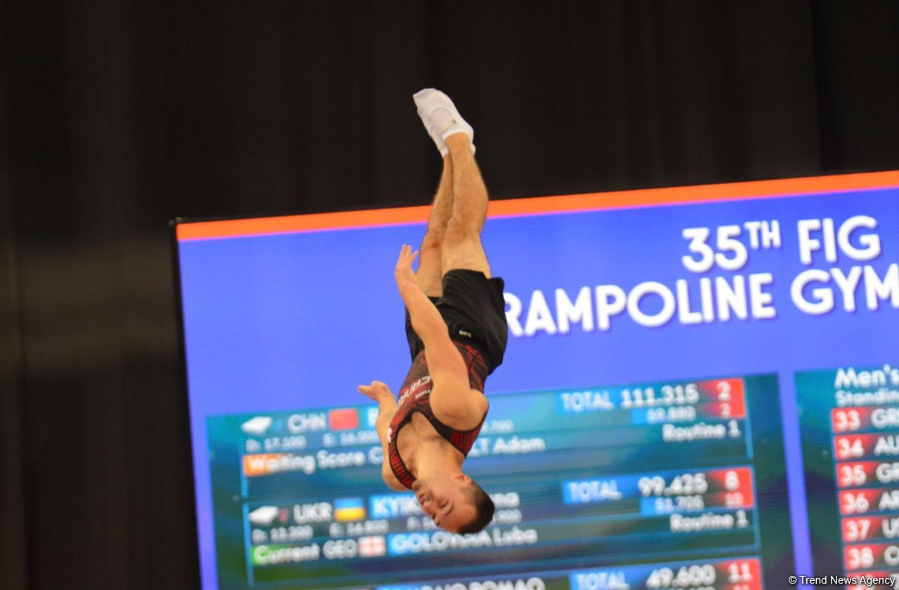 Best moments of first day of 35th FIG Trampoline Gymnastics World Championships in Baku (PHOTO)