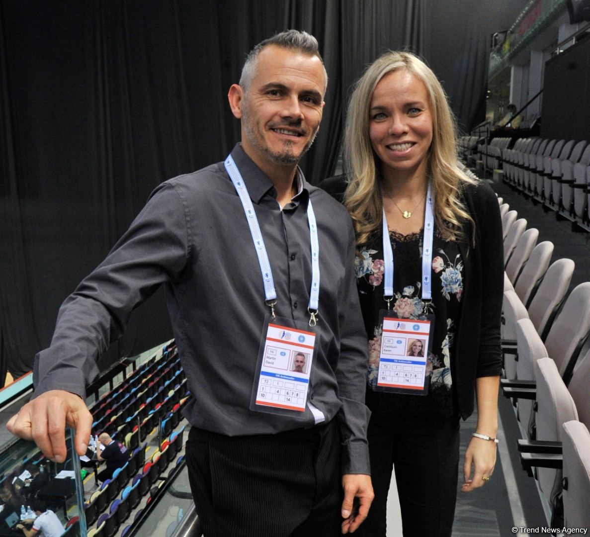 Star ambassadors of 35th FIG Trampoline Gymnastics World Championships in Baku highly appreciate its organization level (PHOTO)