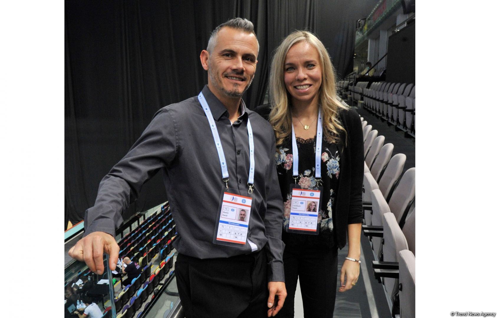 Star ambassadors of 35th FIG Trampoline Gymnastics World Championships in Baku highly appreciate its organization level (PHOTO)