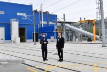 President Ilham Aliyev attended opening of new Bilajari locomotive depot (PHOTO/VIDEO)