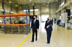 President Ilham Aliyev attended opening of new Bilajari locomotive depot (PHOTO/VIDEO)