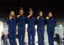 Baku holds award ceremony of winners at 35th FIG World Championships (PHOTO)