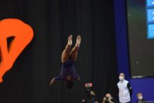Finals among teams start at 35th FIG Trampoline Gymnastics World Championships in Baku (PHOTO)
