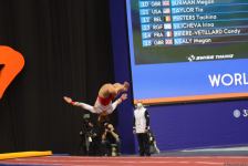 Finals among teams start at 35th FIG Trampoline Gymnastics World Championships in Baku (PHOTO)
