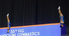 Second day of 35th FIG World Trampoline Championships kicks off in Baku (PHOTOS)